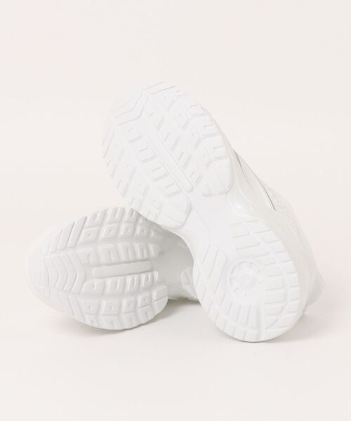 algy（アルジー）の「《ALGY》ヒモハンズフリー（スニーカー・キッズ・ホワイト/ブラック・21.0cm/22.0cm/23.0cm/24.0cm/20.0cm）」の4枚目の写真