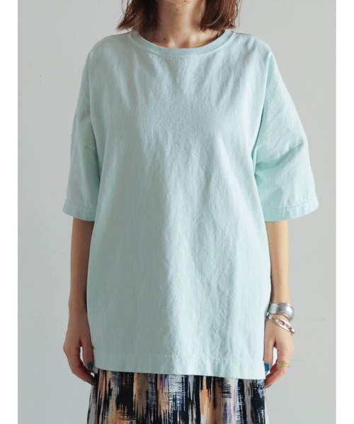 FIL DE FER（フィルデフェール）の「USA COTTON ルーズTEE（Tシャツ/カットソー・レディース・レッド/グリーン/ブラウン・FREE）」の10枚目の写真