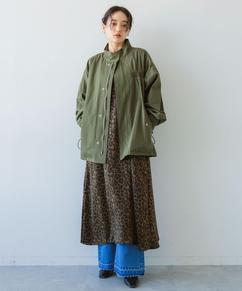 RAGEBLUE(レイジブルー)の「バックリボン/レオパードキャミワンピース(ワンピース・レディース・グレー系/ブラウン系・FREE)」の10枚目の写真