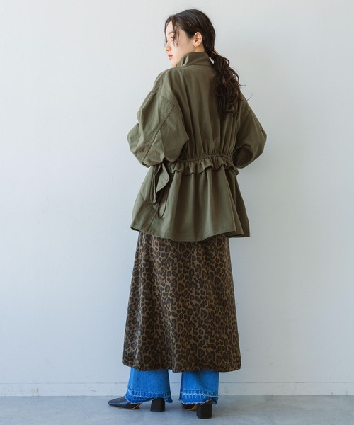 RAGEBLUE(レイジブルー)の「バックリボン/レオパードキャミワンピース(ワンピース・レディース・グレー系/ブラウン系・FREE)」の12枚目の写真