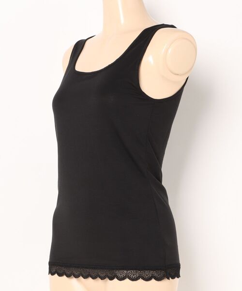 AMOSTYLE BY TRIUMPH(アモスタイルバイトリンプ)の「タンクトップ ベーシックインナー AMST1520 Top JX(キャミソール・レディース・グレー/ブラック/ベージュ・M/L)」の12枚目の写真