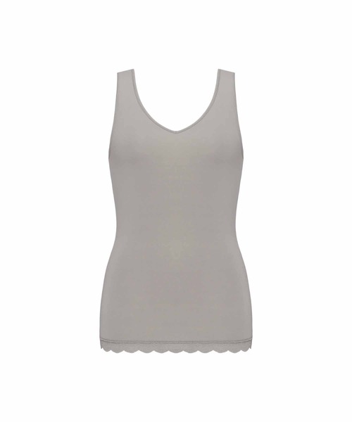 AMOSTYLE BY TRIUMPH(アモスタイルバイトリンプ)の「タンクトップ ベーシックインナー AMST1520 Top JX(キャミソール・レディース・グレー/ブラック/ベージュ・M/L)」の11枚目の写真