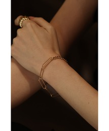 CAWAII（カワイイ）の「二面性をもつハーフデザインチェーンブレスレット（ブレスレット）」