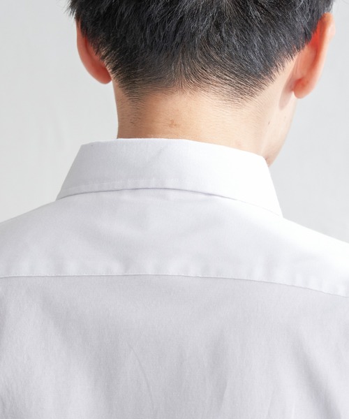 ikka(イッカ)の「ブロックスパイピング切り替えシャツ(シャツ/ブラウス・メンズ・ネイビー/ホワイト・M/L/XL/S)」の10枚目の写真