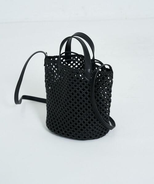 ADIEU TRISTESSE(アデュートリステス)の「メッシュショルダーバッグ(ショルダーバッグ・レディース・パープル/ブラック・FREE)」の10枚目の写真