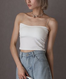 Ulysses（ユリシス）の「【ブラトップ】カップ付きスリムストラップキャミソール（キャミソール）」