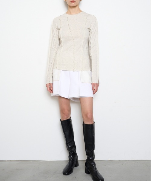 Muel Chic(ミュエルシック)の「Lizy lace short pants リジーレースショートパンツ(その他パンツ・レディース・ホワイト/ブラック/グレー系・FREE)」の22枚目の写真