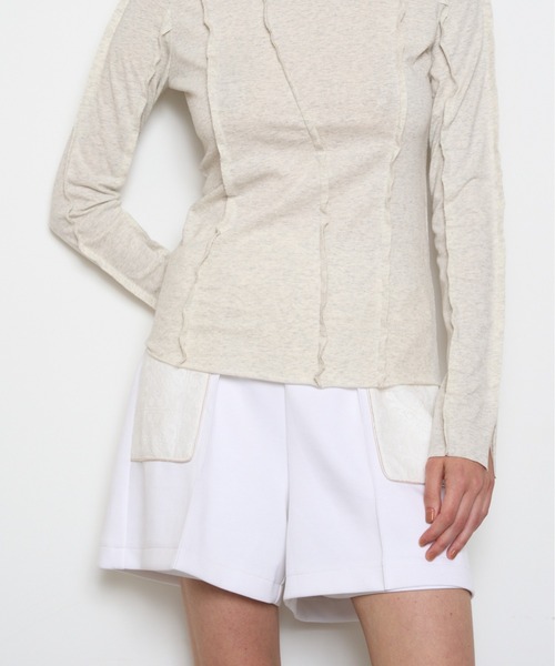Muel Chic(ミュエルシック)の「Lizy lace short pants リジーレースショートパンツ(その他パンツ・レディース・ホワイト/ブラック/グレー系・FREE)」の8枚目の写真