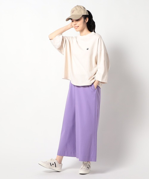 Grand PARK(グランドパーク)の「新色 スーパーストレッチワイドパンツ(その他パンツ・レディース・チャコールグレー/アイボリー/パープル・FREE)」の15枚目の写真