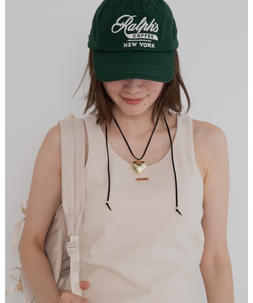 jumelle（ジュメロ）の「emblem rib tank（タンクトップ・レディース・ベージュ/ホワイト/チャコール・FREE）」の15枚目の写真