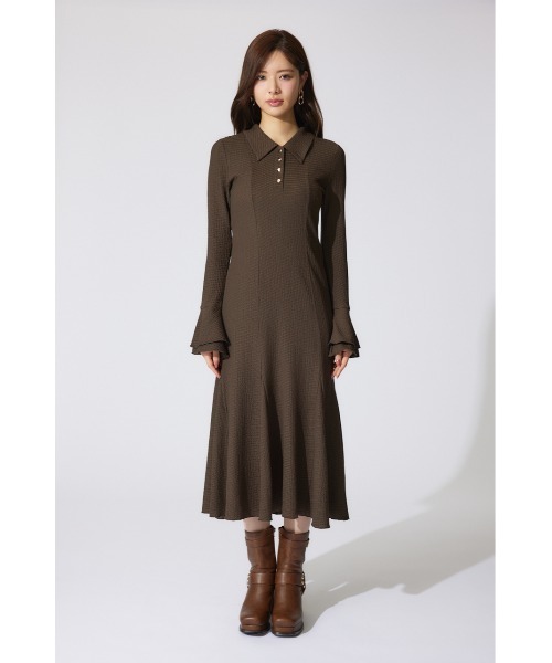 rienda(リエンダ)の「【岡崎紗絵さん着用アイテム】カットマーメイドワンピース 春服(ワンピース・レディース・ブラウン/ホワイト/ミント・FREE)」の20枚目の写真