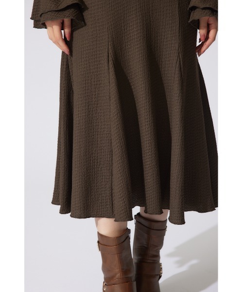 rienda(リエンダ)の「【岡崎紗絵さん着用アイテム】カットマーメイドワンピース 春服(ワンピース・レディース・ブラウン/ホワイト/ミント・FREE)」の14枚目の写真