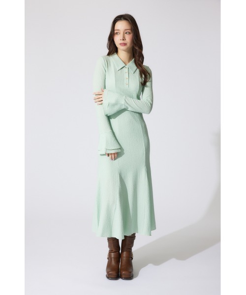 rienda(リエンダ)の「【岡崎紗絵さん着用アイテム】カットマーメイドワンピース 春服(ワンピース・レディース・ブラウン/ホワイト/ミント・FREE)」の16枚目の写真