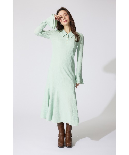rienda(リエンダ)の「【岡崎紗絵さん着用アイテム】カットマーメイドワンピース 春服(ワンピース・レディース・ブラウン/ホワイト/ミント・FREE)」の17枚目の写真