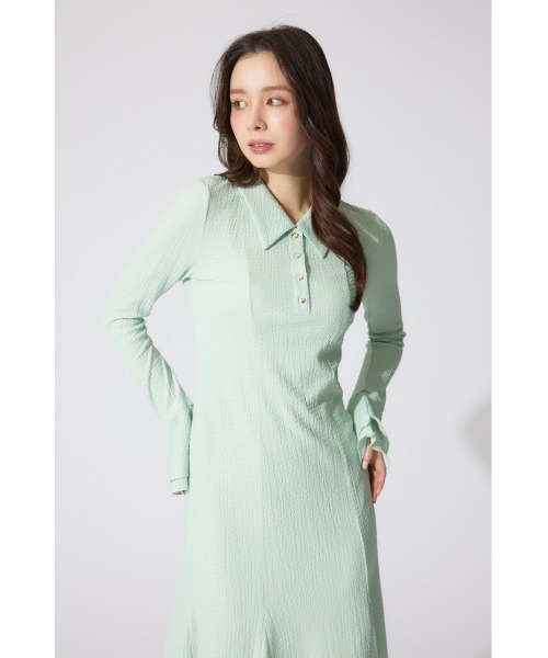 rienda(リエンダ)の「【岡崎紗絵さん着用アイテム】カットマーメイドワンピース 春服(ワンピース・レディース・ブラウン/ホワイト/ミント・FREE)」の10枚目の写真