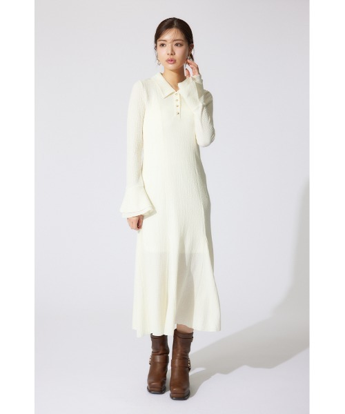 rienda(リエンダ)の「【岡崎紗絵さん着用アイテム】カットマーメイドワンピース 春服(ワンピース・レディース・ブラウン/ホワイト/ミント・FREE)」の6枚目の写真