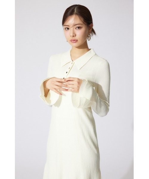 rienda(リエンダ)の「【岡崎紗絵さん着用アイテム】カットマーメイドワンピース 春服(ワンピース・レディース・ブラウン/ホワイト/ミント・FREE)」の7枚目の写真