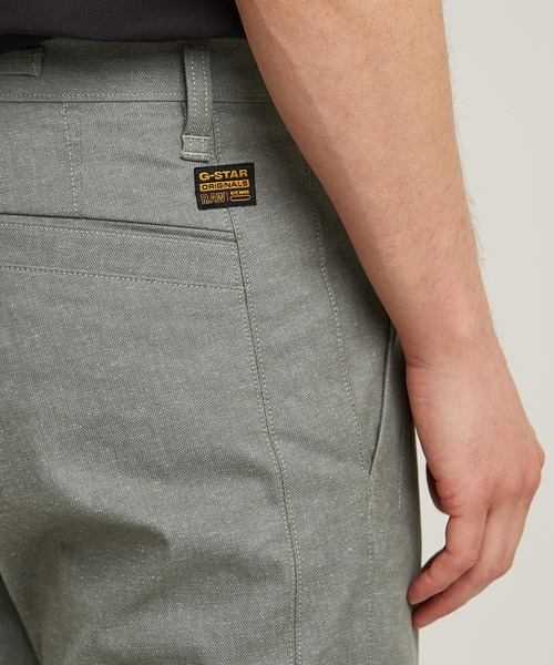 G-STAR（ジースター）の「BRONSON 3.0 SLIM CHINO/ベーシックデザインスリムチノパンツ（チノパンツ・メンズ・グレー系その他/ベージュ系その他・32/30/28/30/30/30/33/30/34/30/29/30/30/32/32/32/33/32/34/32）」の6枚目の写真