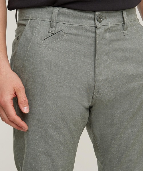 G-STAR（ジースター）の「BRONSON 3.0 SLIM CHINO/ベーシックデザインスリムチノパンツ（チノパンツ・メンズ・グレー系その他/ベージュ系その他・32/30/28/30/30/30/33/30/34/30/29/30/30/32/32/32/33/32/34/32）」の5枚目の写真