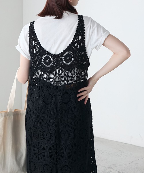 Millefleurs ミルフルール バッスルワンピース レースホルターネックキャミワンピース｜WOMEN｜250HAM33-308F