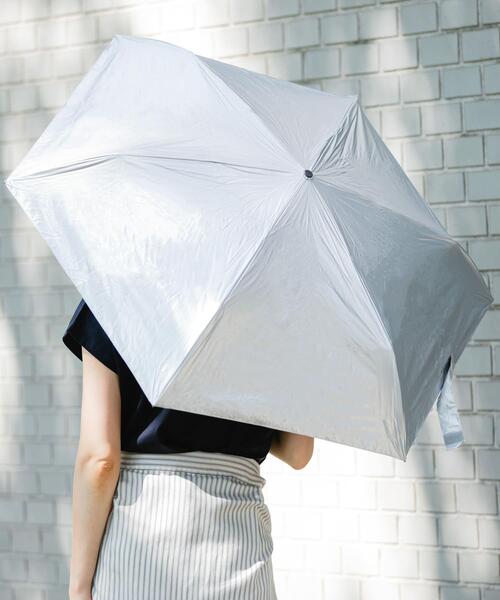 URBAN RESEARCH(アーバンリサーチ)の「晴雨兼用コンパクトアンブレラ(長傘・レディース・チェック/アイボリー/シルバー・-)」の15枚目の写真