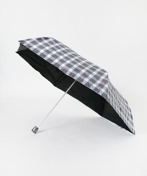 URBAN RESEARCH(アーバンリサーチ)の「晴雨兼用コンパクトアンブレラ(長傘・レディース・チェック/アイボリー/シルバー・-)」の7枚目の写真