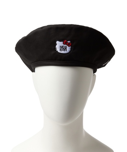 キティ　ベレー帽　白&黒セット NEW ERA HELLO KITTY FACE BERET（ニューエラ ハローキティ