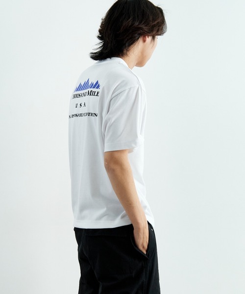 THOUSAND MILE（サウザンドマイル）の「[THOUSAND MILE/サウザンドマイル] ブランドロゴ バックプリント ショートスリーブTシャツ（Tシャツ/カットソー・レディース・ブラック/ホワイト・M/L）」の18枚目の写真