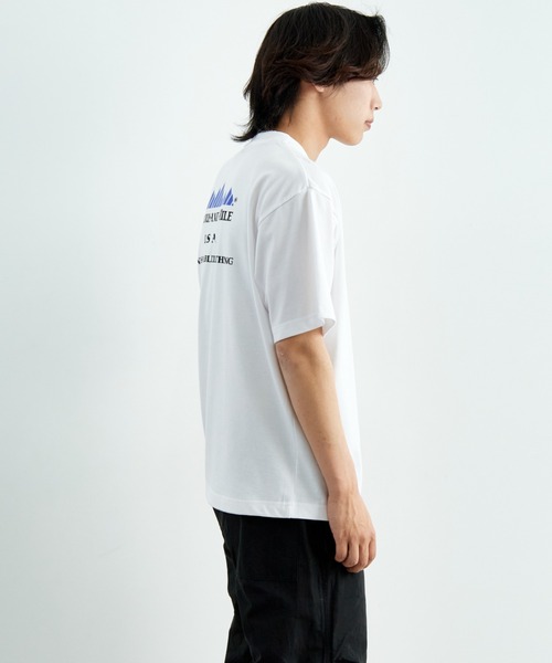 THOUSAND MILE（サウザンドマイル）の「[THOUSAND MILE/サウザンドマイル] ブランドロゴ バックプリント ショートスリーブTシャツ（Tシャツ/カットソー・レディース・ブラック/ホワイト・M/L）」の21枚目の写真