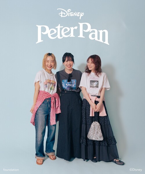 tシャツ 「DISNEY Peter Pan」 プリントTシャツ/ディズニー/ピーター・パン/Tシャツ/ティンカーベル レディース セール】【DISNEY Peter Pan】 プリントTシャツ/ディズニー