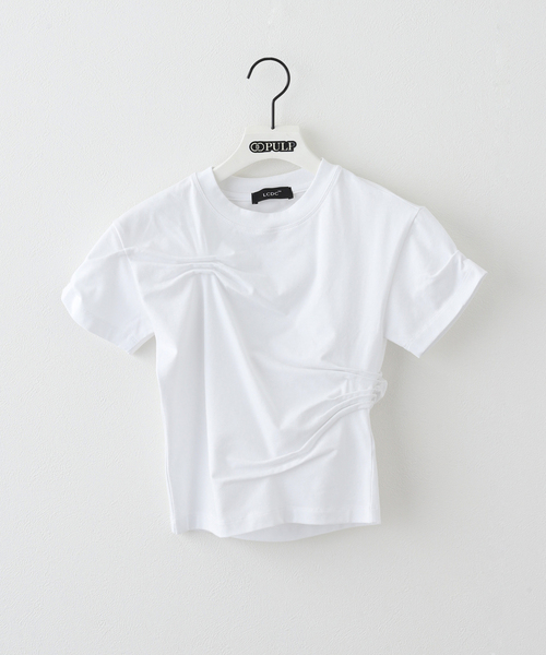 tシャツ 「Geek Office / ギークオフィス」LCDC DART-DETAIL SLIM T-SHIRT レディース セール】【Geek Office / ギークオフィス】LCDC DART-DETAIL