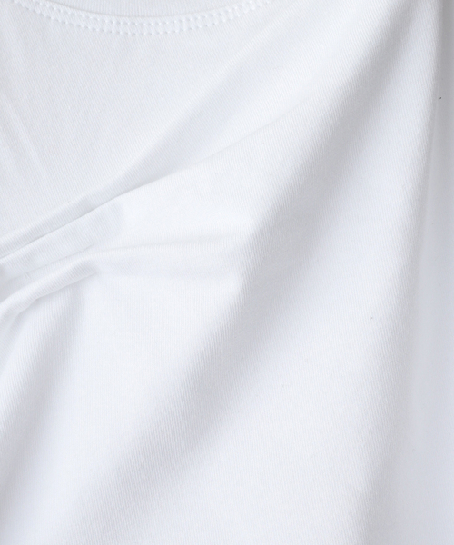 PULP/417EDIFICE(パルプフォーワンセブンエディフィス)の「【Geek Office / ギークオフィス】LCDC DART-DETAIL SLIM T-SHIRT(Tシャツ/カットソー・レディース・ホワイト/ブラウン/ブラック・SMALL/MEDIUM)」の9枚目の写真