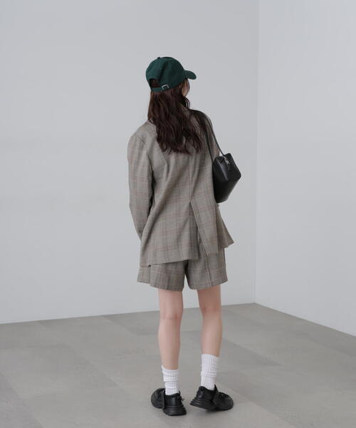 FREE'S MART(フリーズマート)の「◆麻調合繊ダブルブレストジャケット(テーラードジャケット・レディース・ブラウン/ホワイト/ネイビー/グレー系その他・MEDIUM/SMALL)」の17枚目の写真