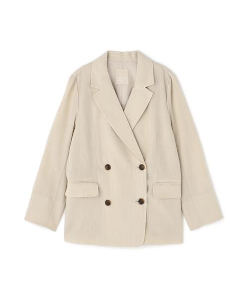 FREE'S MART(フリーズマート)の「◆麻調合繊ダブルブレストジャケット(テーラードジャケット・レディース・ブラウン/ホワイト/ネイビー/グレー系その他・MEDIUM/SMALL)」の19枚目の写真