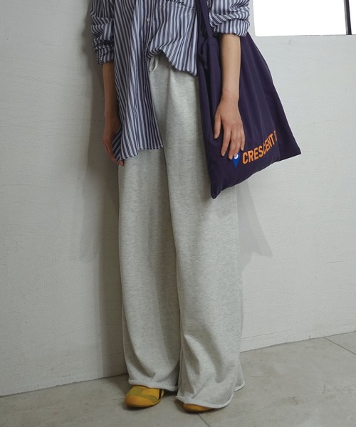 CORNERS by KR（コーナーズバイケーアール）の「【CORNERS by KR】裏毛ワイドスウェットパンツ（スウェットパンツ・レディース・レッド/杢グレー/オートミール・FREE）」の13枚目の写真