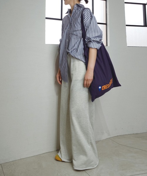 CORNERS by KR（コーナーズバイケーアール）の「【CORNERS by KR】裏毛ワイドスウェットパンツ（スウェットパンツ・レディース・レッド/杢グレー/オートミール・FREE）」の18枚目の写真