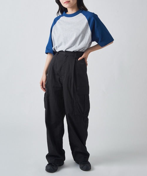 United Athle(ユナイテッドアスレ)の「【United Athle】5.6オンス ラグランTシャツ ビッグシルエット 半袖 5041(Tシャツ/カットソー・レディース・ライトグレー系3/ライトグレー系1/ホワイト×ブラック/アイボリー系2/ホワイト×パープル/アイボリー系1/ライトグレー系2・S)」の21枚目の写真