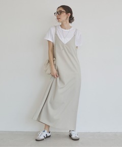 anuans ドレープデザインシャツワンピース ドレープデザインシャツワンピース（シャツワンピース）｜anuans