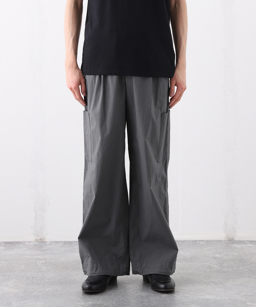 CALMER（カルメール）の「CALMER (カルメール) 別注 ナチュラルダイ パンツ（スラックス・メンズ・グレー/サックスブルー・LARGE/MEDIUM）」の7枚目の写真