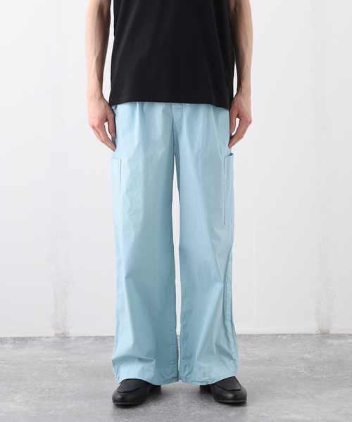 CALMER（カルメール）の「CALMER (カルメール) 別注 ナチュラルダイ パンツ（スラックス・メンズ・グレー/サックスブルー・LARGE/MEDIUM）」の10枚目の写真