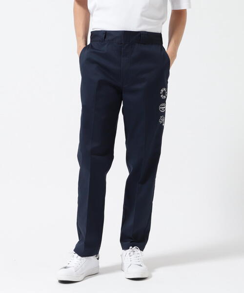 JACK BUNNY ネイビー スリムフィットパンツ ロゴ入り　Lサイズ Jack Bunny!!】【Dickies】T/Cツイルストレッチ ロングパンツ（その他