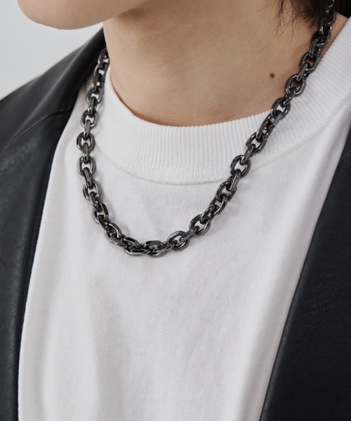 ステンレストップダブルチェーンネックレス[SMA4-2PC074]｜URBAN
