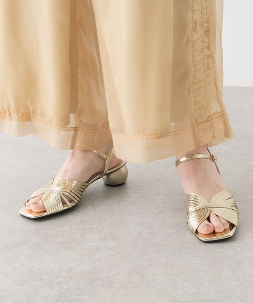 SENSE OF PLACE by URBAN RESEARCH（センスオブプレイスバイアーバンリサーチ）の「メタリックサンダル（サンダル・レディース・シルバー/ゴールド・SMALL/MEDIUM/LARGE）」の8枚目の写真