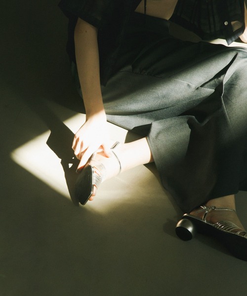 SENSE OF PLACE by URBAN RESEARCH（センスオブプレイスバイアーバンリサーチ）の「メタリックサンダル（サンダル・レディース・シルバー/ゴールド・SMALL/MEDIUM/LARGE）」の10枚目の写真