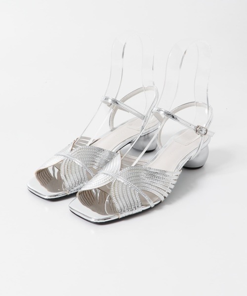 SENSE OF PLACE by URBAN RESEARCH（センスオブプレイスバイアーバンリサーチ）の「メタリックサンダル（サンダル・レディース・シルバー/ゴールド・SMALL/MEDIUM/LARGE）」の18枚目の写真