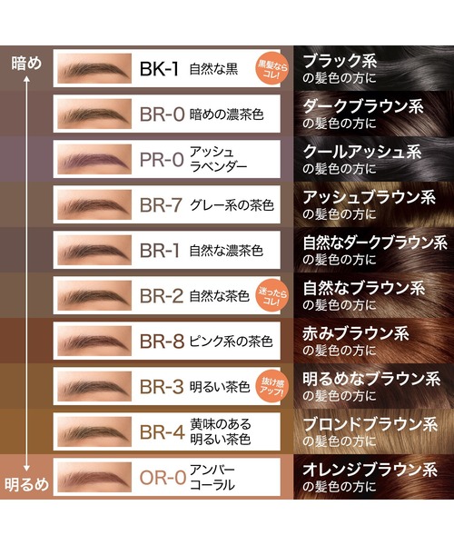 MAYBELLINE NEW YORK(メイベリンニューヨーク)の「メイベリン ファッションブロウ パウダーインペンシル N(アイブロウ・レディース・BR-0 暗めの濃茶色/BR-1 自然な濃茶色/BR-8 ピンクブラウン/PR0 アッシュラベンダー/BK-1 自然な黒/BR-2 自然な茶色/BR-3 明るい茶色/BR-4 黄味のある明るい茶色/BR-7 グレーブラウン/OR0 アンバーコーラル・FREE)」の19枚目の写真
