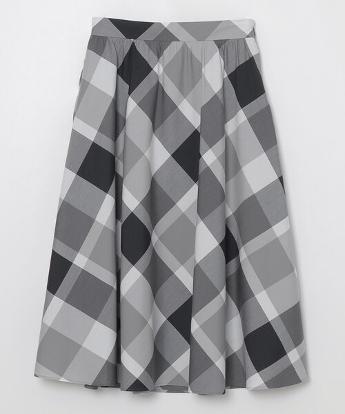 BLUE LABEL CRESTBRIDGE(ブルーレーベルクレストブリッジ)の「クレストブリッジチェックライトクロッシングツイルスカート(スカート・レディース・グレー系その他2/オレンジ系その他2/ベージュ系その他・38/36)」の9枚目の写真