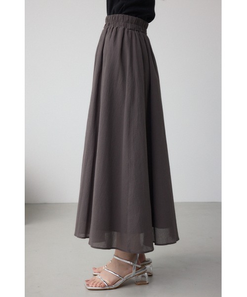 AZUL by moussy(アズールバイマウジー)の「コットンボイルフレアスカート 春服 秋服 夏服 無地 ロングスカート ウエストゴム(スカート・レディース・チャコールグレー/アイボリー/ピンク・FREE)」の17枚目の写真