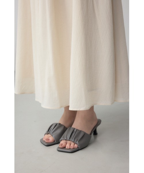 AZUL by moussy(アズールバイマウジー)の「コットンボイルフレアスカート 春服 秋服 夏服 無地 ロングスカート ウエストゴム(スカート・レディース・チャコールグレー/アイボリー/ピンク・FREE)」の12枚目の写真