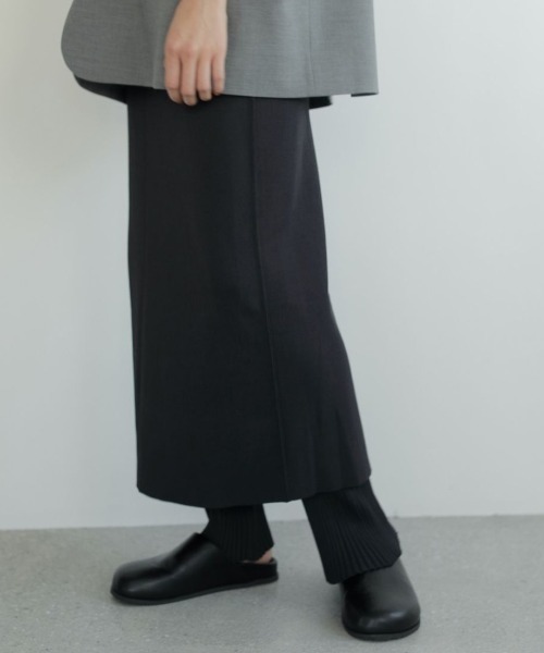 anuke（アンヌーク）の「anuke Mixknit Skirt Pants 62510712（その他パンツ・レディース・オフホワイト/ネイビー/ブラウン・36/38）」の12枚目の写真